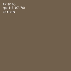 #71614C - Go Ben Color Image